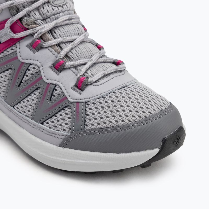 Wanderschuhe Kinder Columbia Youth Peakfreak Rush Mid Waterproof ti grey steel/teal 7