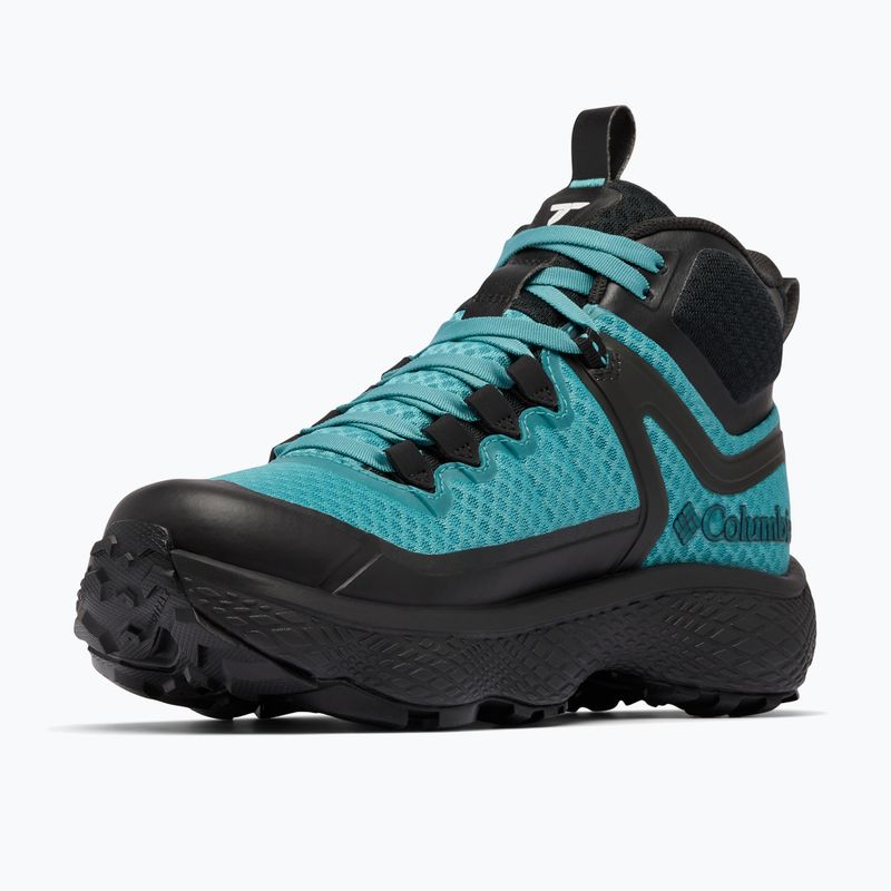 Wanderschuhe Damen Columbia Escape Thrive Titanum Mid Outdry teal/black 10