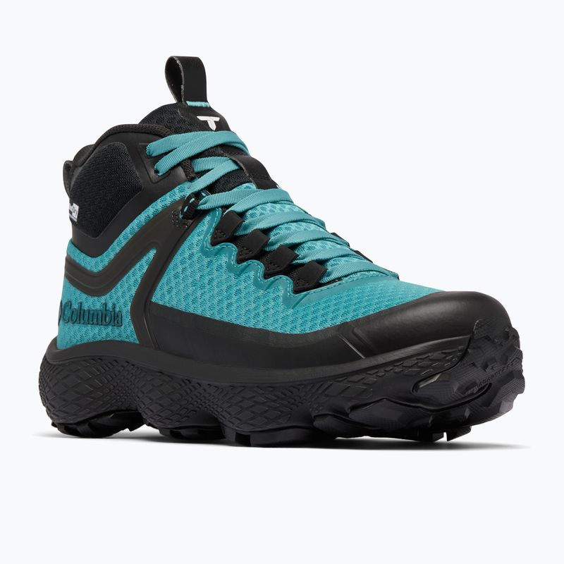 Wanderschuhe Damen Columbia Escape Thrive Titanum Mid Outdry teal/black 11