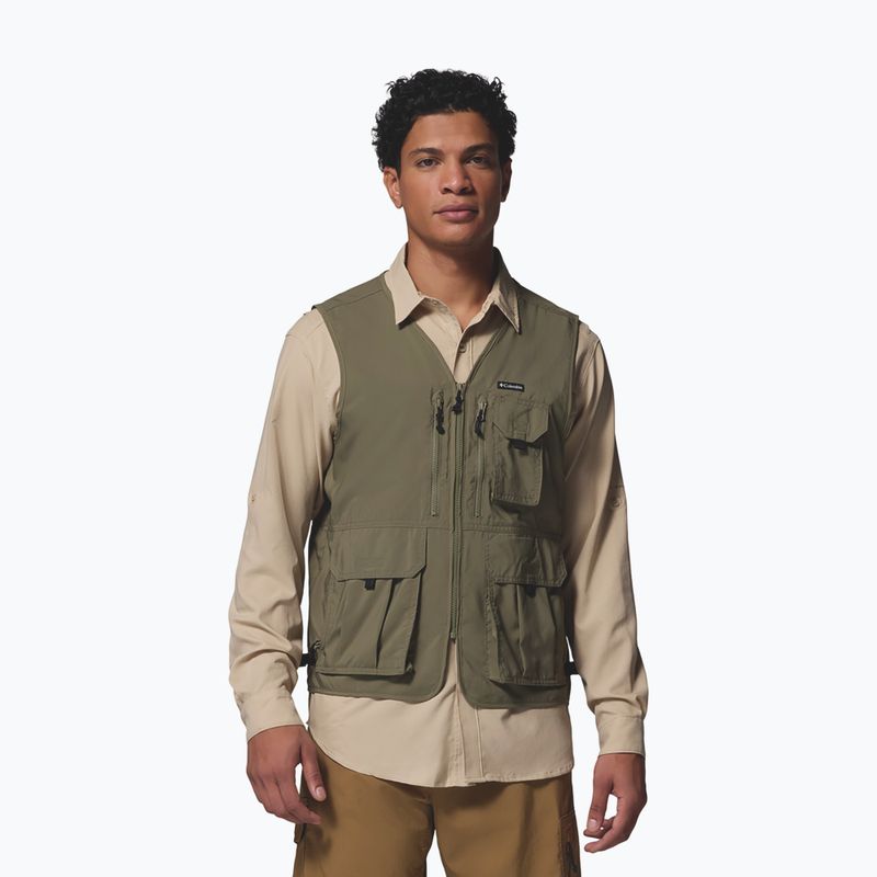 Herren-Trekking-Weste Columbia Silver Ridge Utility stone green 4