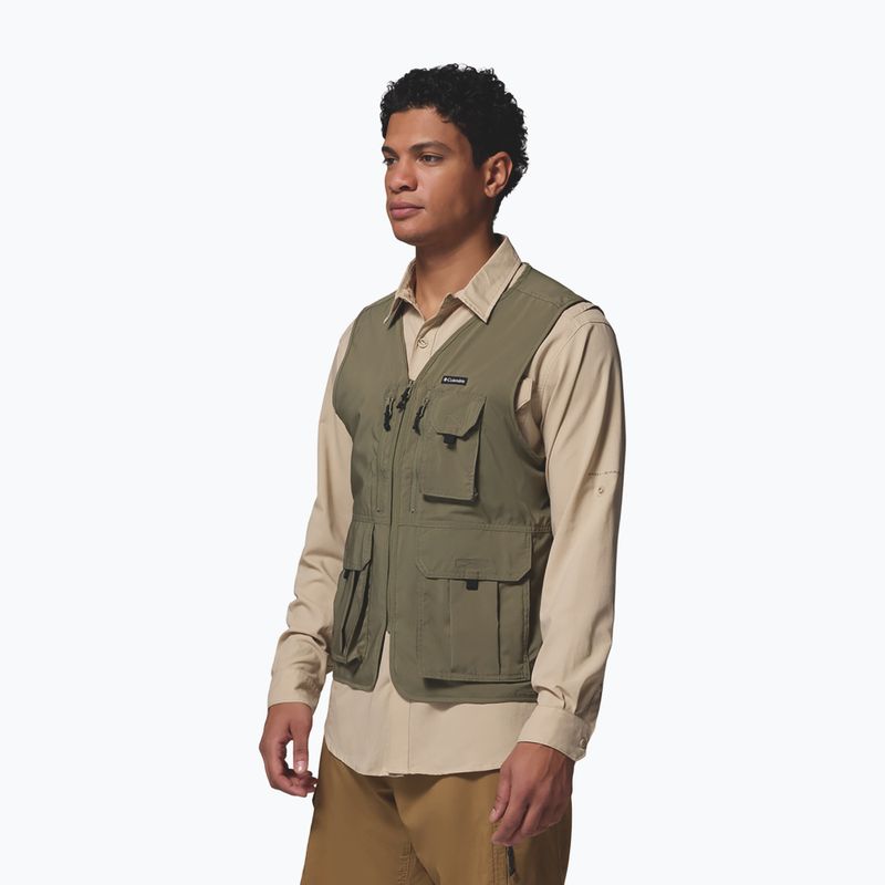 Herren-Trekking-Weste Columbia Silver Ridge Utility stone green 5