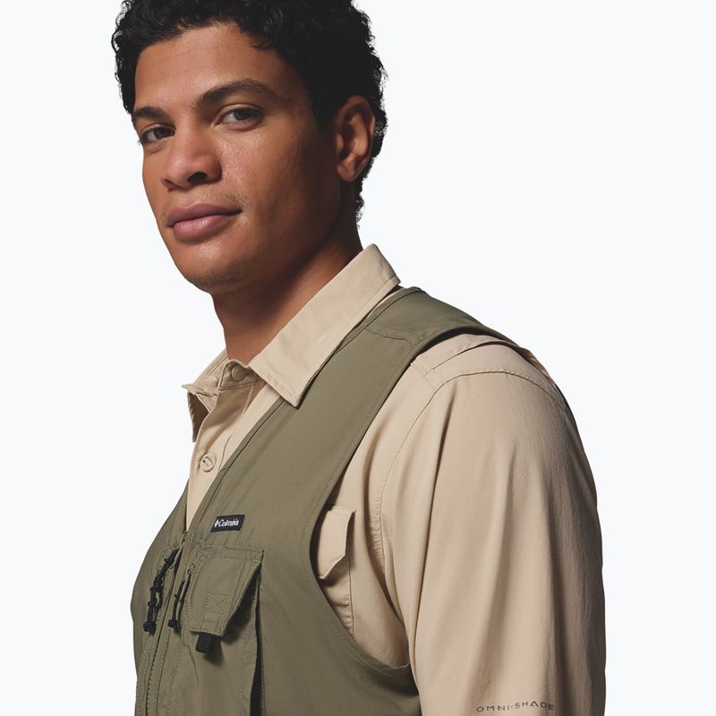 Herren-Trekking-Weste Columbia Silver Ridge Utility stone green 8