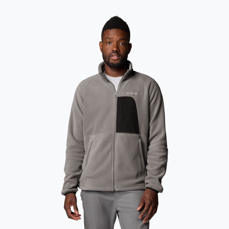 Fleece Sweatshirt Herren Columbia Rapid Expedition II Full Zip Fleece city grey/shark