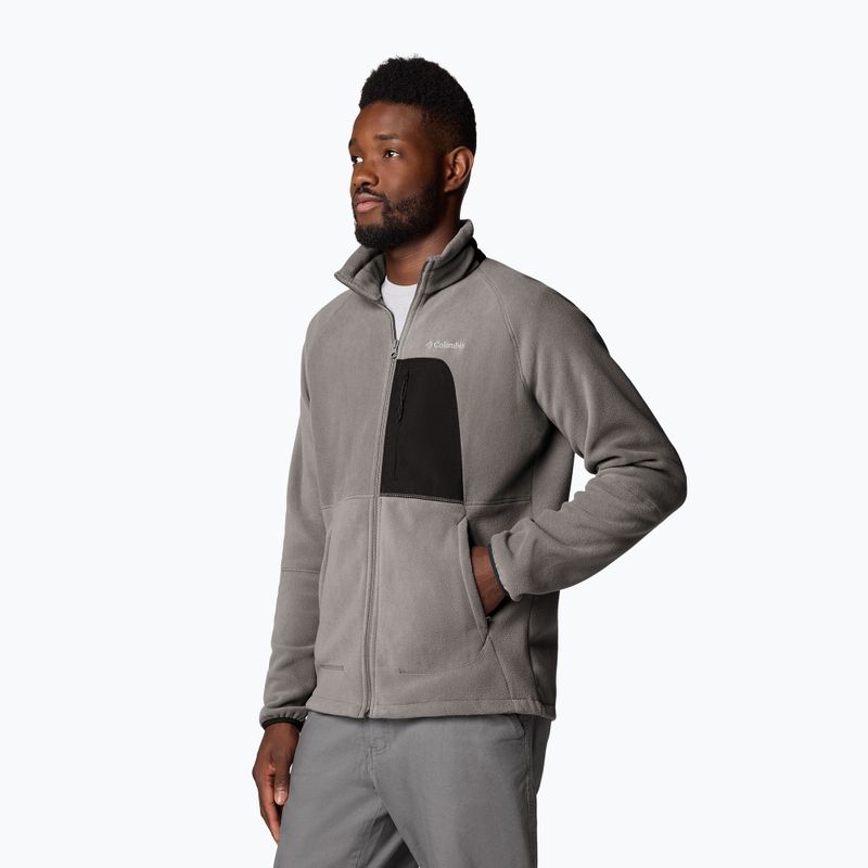 Fleece Sweatshirt Herren Columbia Rapid Expedition II Full Zip Fleece city grey/shark 4