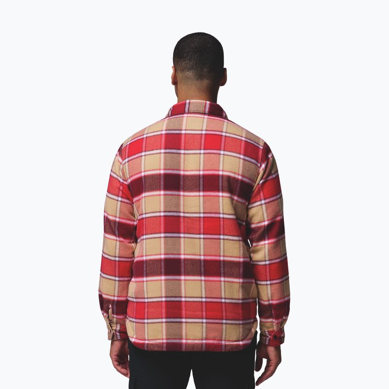 Herrenhemd Columbia Windward II rich wine trapper windowpane 3