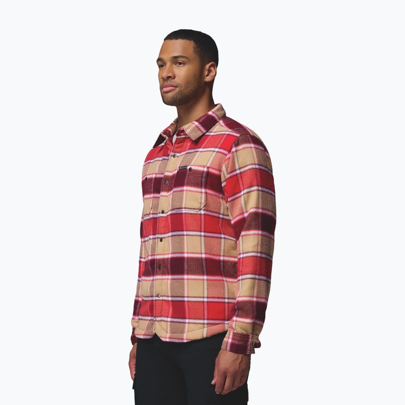 Herrenhemd Columbia Windward II rich wine trapper windowpane 4