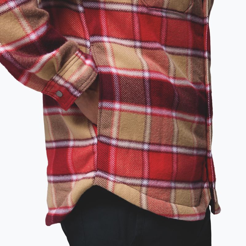 Herrenhemd Columbia Windward II rich wine trapper windowpane 7
