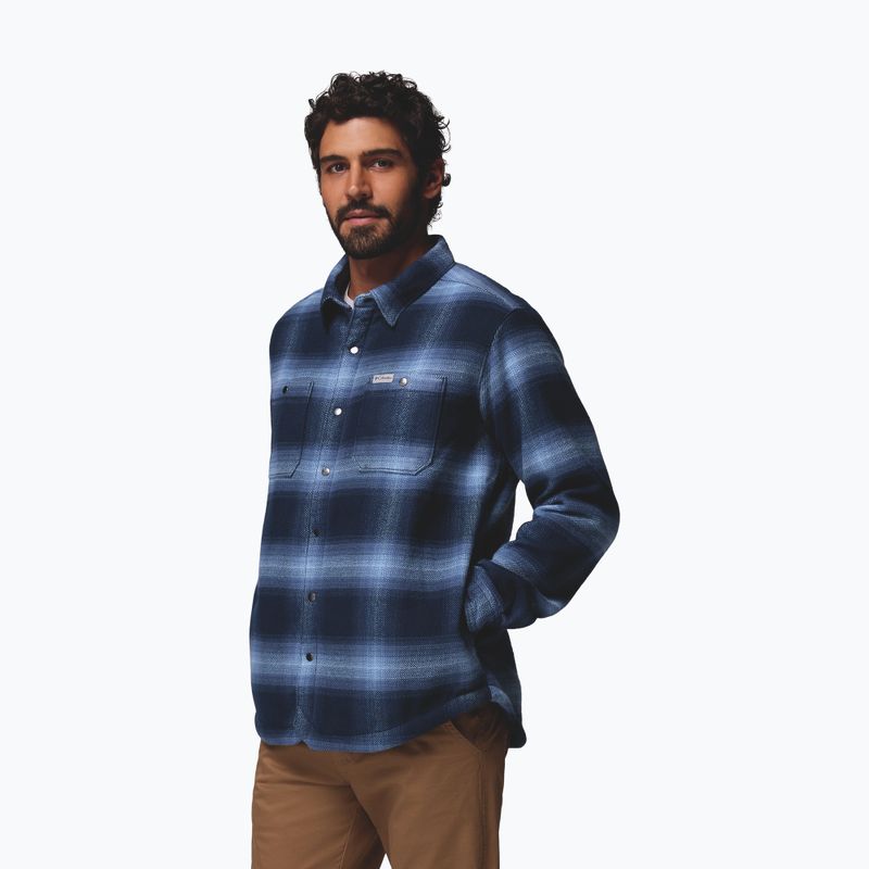 Herrenhemd Columbia Windward II collegiate navy blurred ombre 4