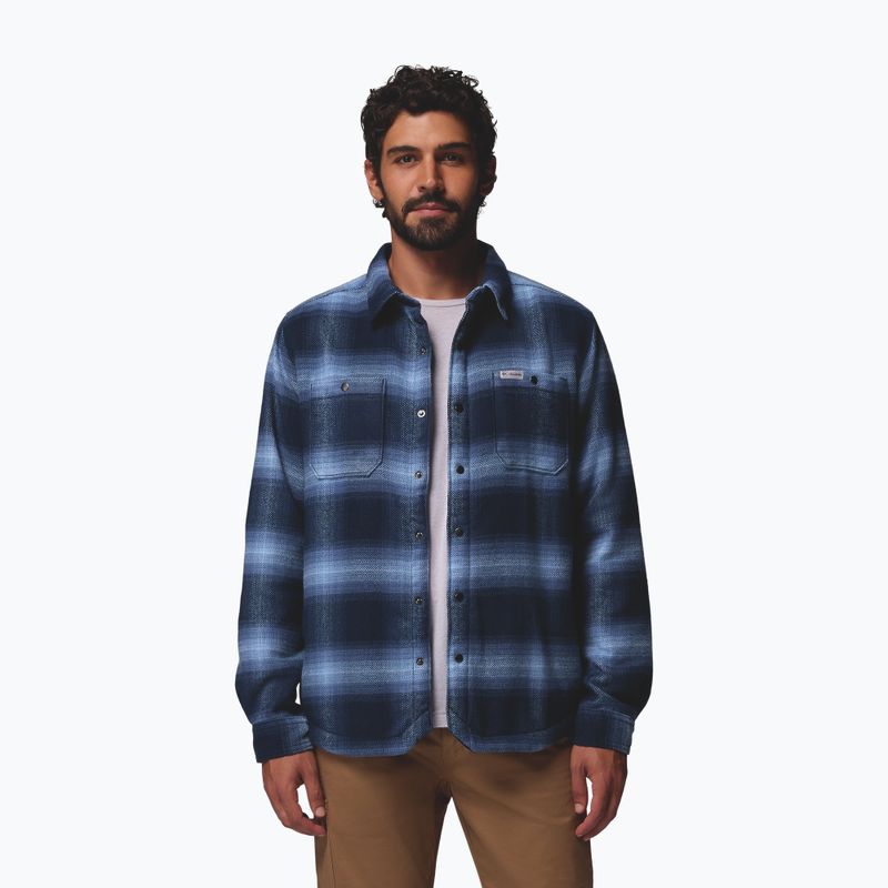 Herrenhemd Columbia Windward II collegiate navy blurred ombre 5