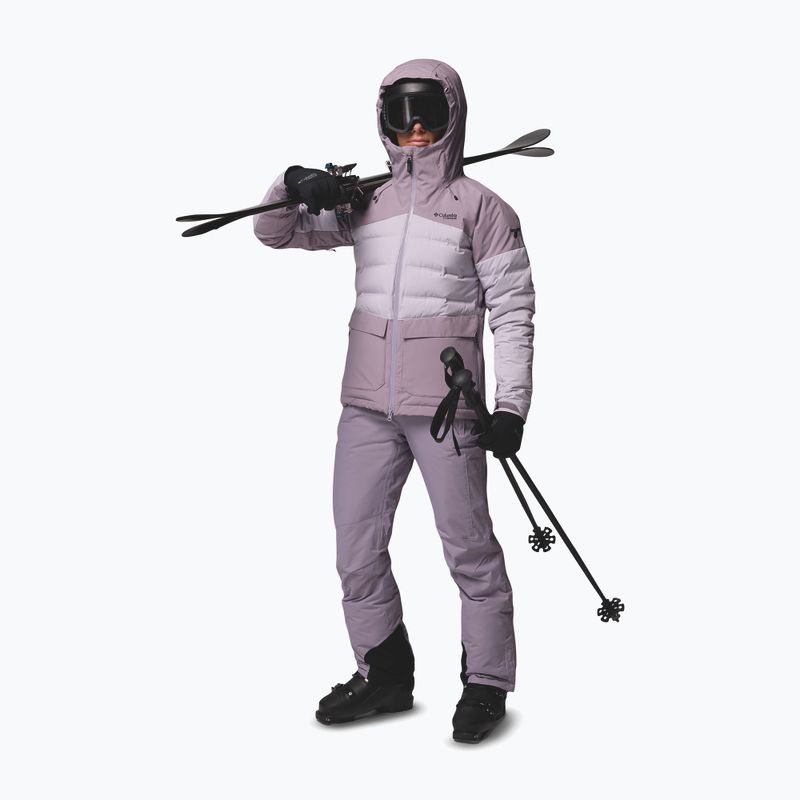 Damen-Skijacke Columbia Glacier Ridge Down shale purple/lavender pearl 2