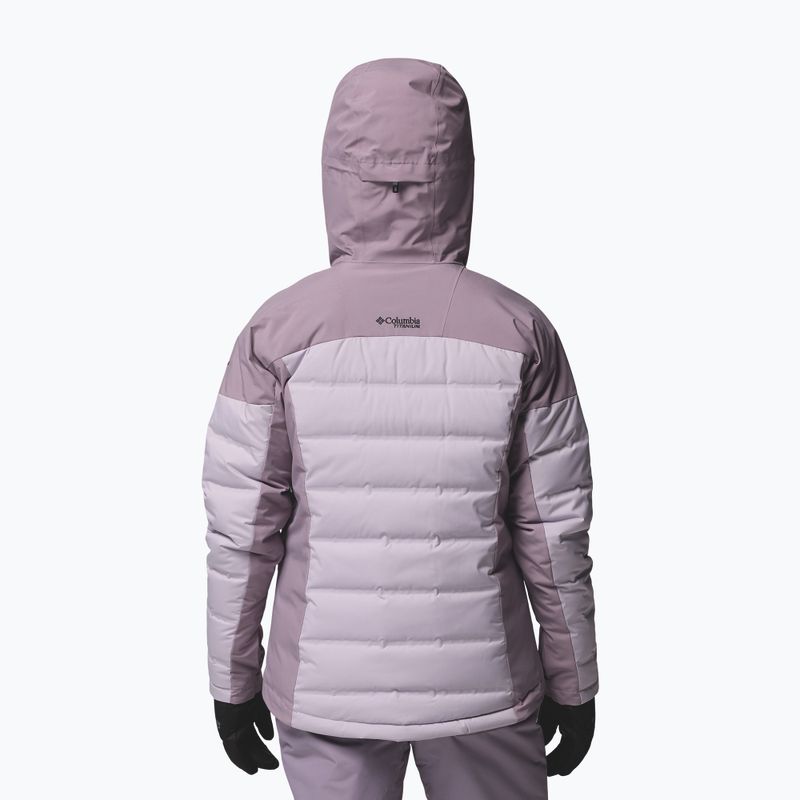 Damen-Skijacke Columbia Glacier Ridge Down shale purple/lavender pearl 3