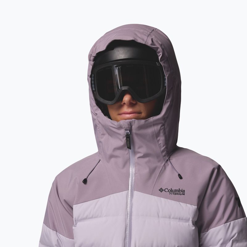 Damen-Skijacke Columbia Glacier Ridge Down shale purple/lavender pearl 5