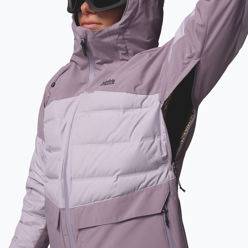 Damen-Skijacke Columbia Glacier Ridge Down shale purple/lavender pearl 8