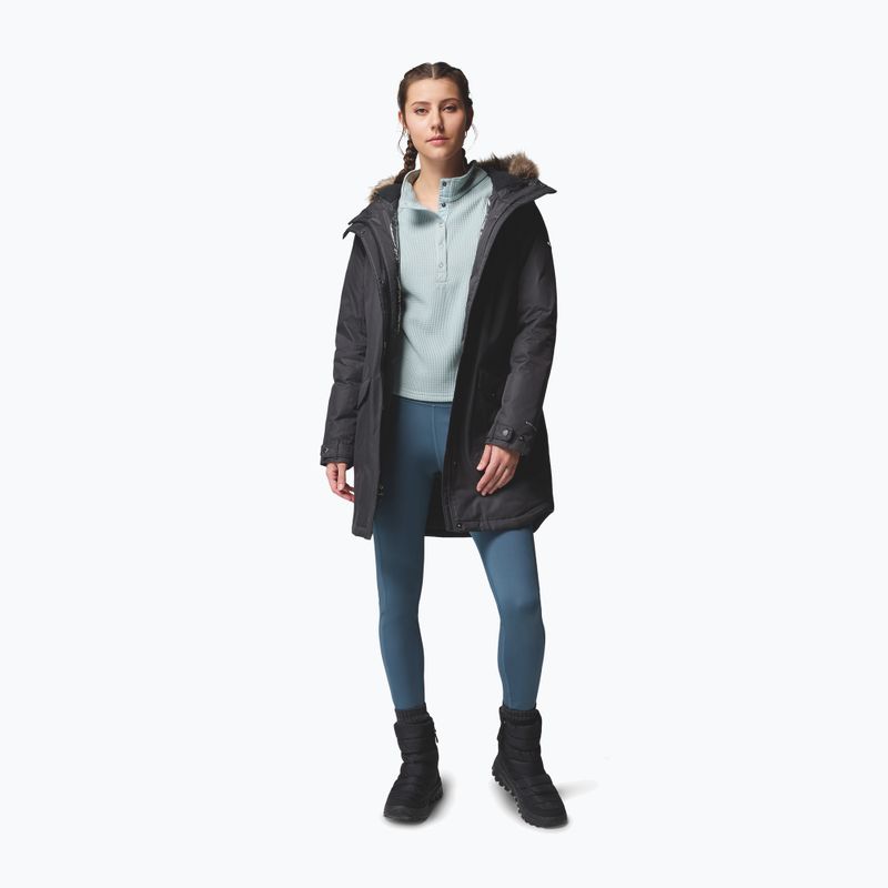 Gefütterter Damenmantel Columbia Suttle Mountain Long Insulated black 2