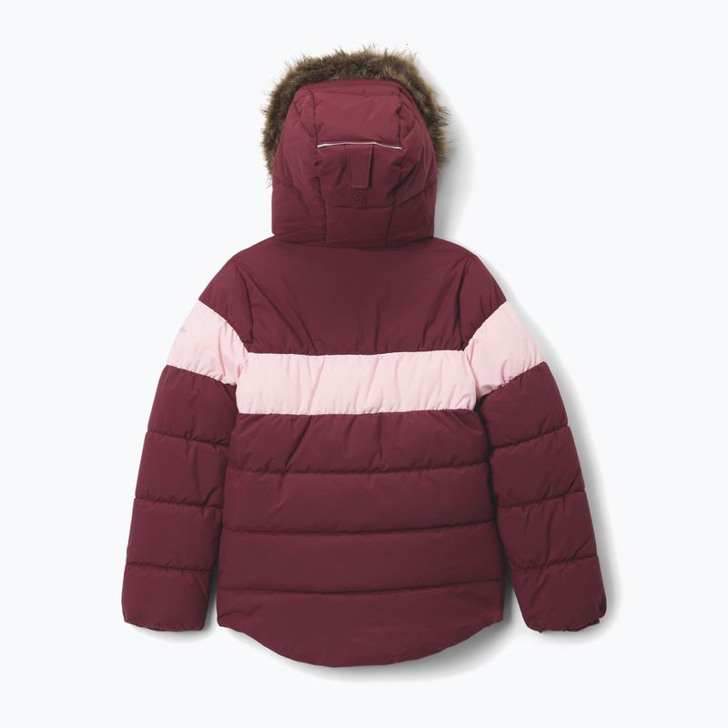 Kinder-Skijacke Columbia Arctic Blast III rich wine/satin pink 2