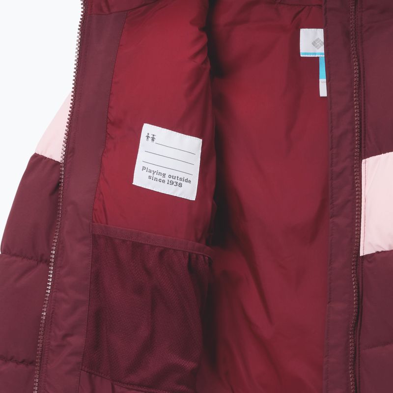 Kinder-Skijacke Columbia Arctic Blast III rich wine/satin pink 3