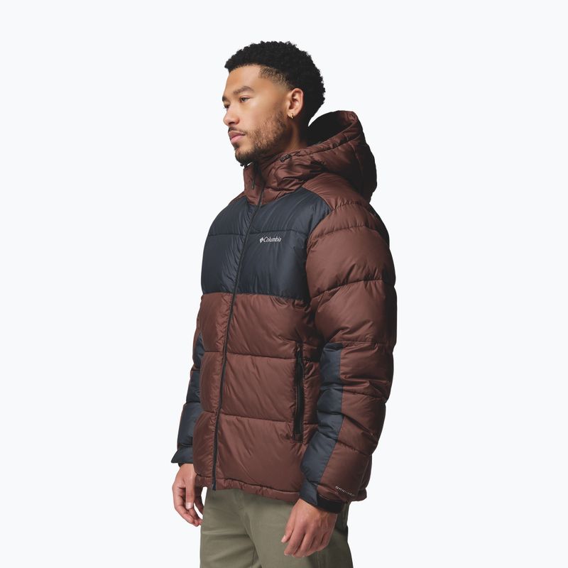 Gefütterte Herrenjacke Columbia Pike Lake II Hooded tobacco/black 4