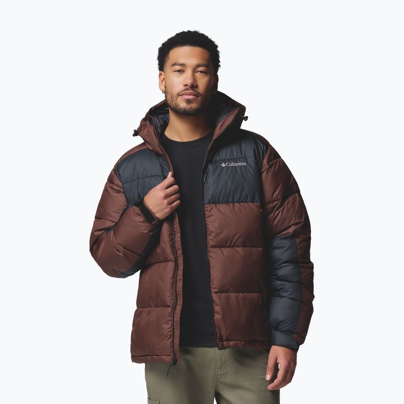 Gefütterte Jacke Herren Columbia Pike Lake II Hooded tobacco/black 5