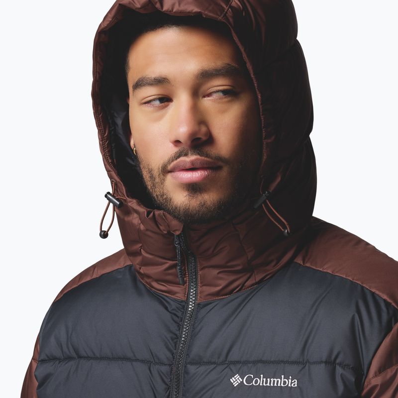 Gefütterte Herrenjacke Columbia Pike Lake II Hooded tobacco/black 7