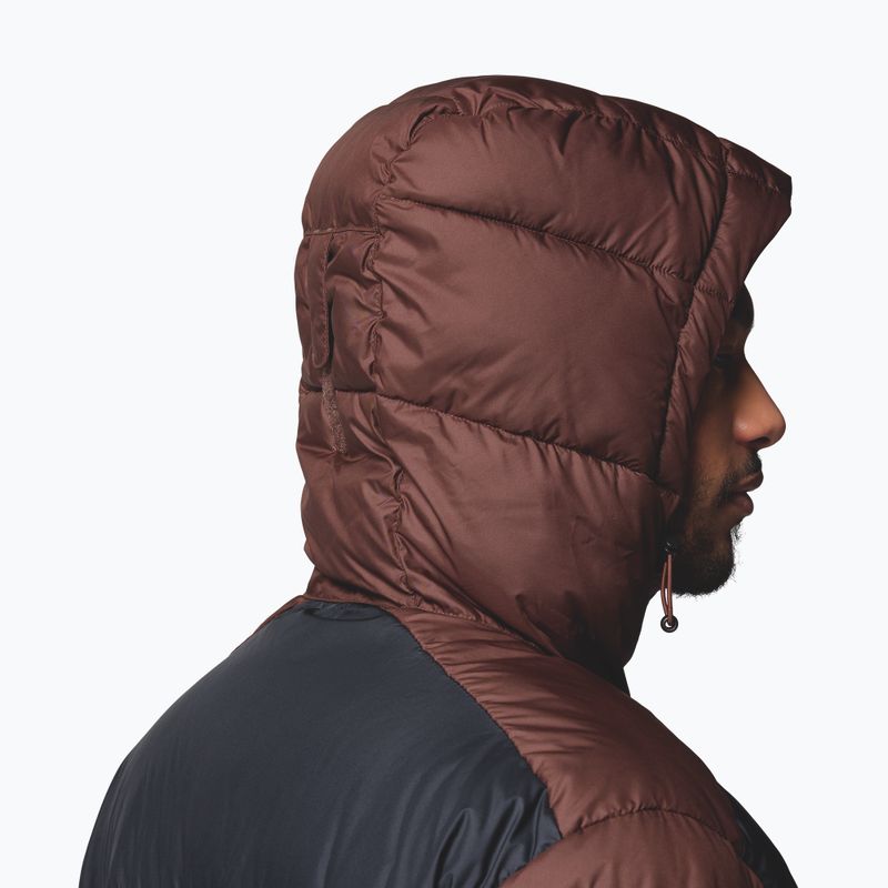 Gefütterte Jacke Herren Columbia Pike Lake II Hooded tobacco/black 8