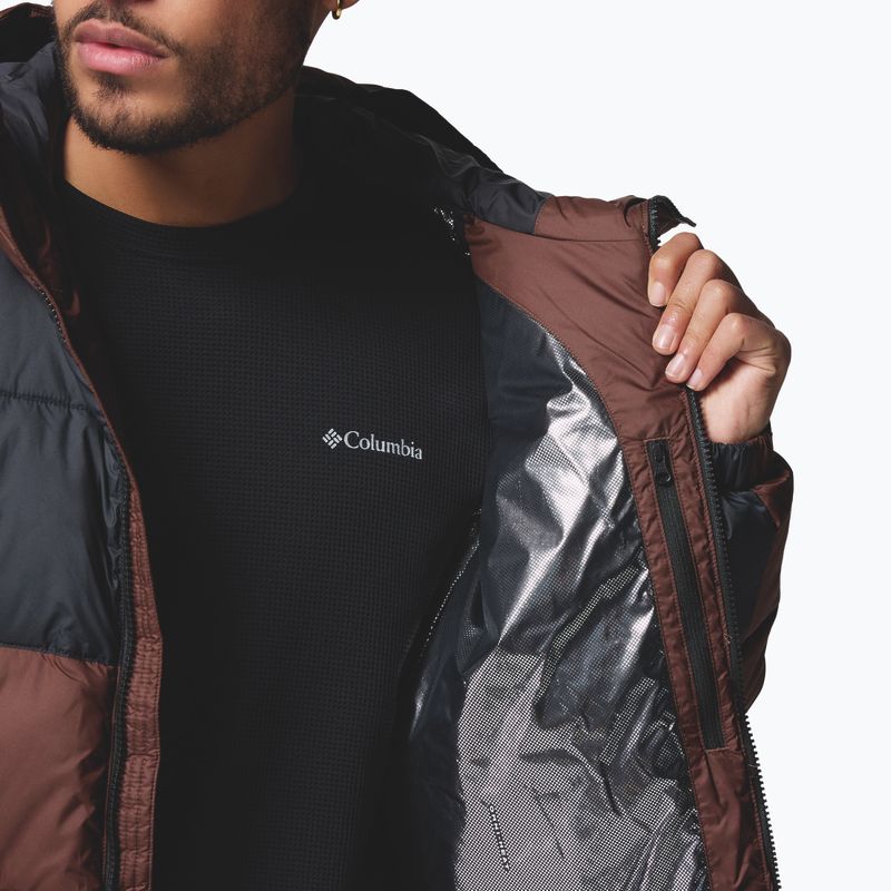 Gefütterte Jacke Herren Columbia Pike Lake II Hooded tobacco/black 10