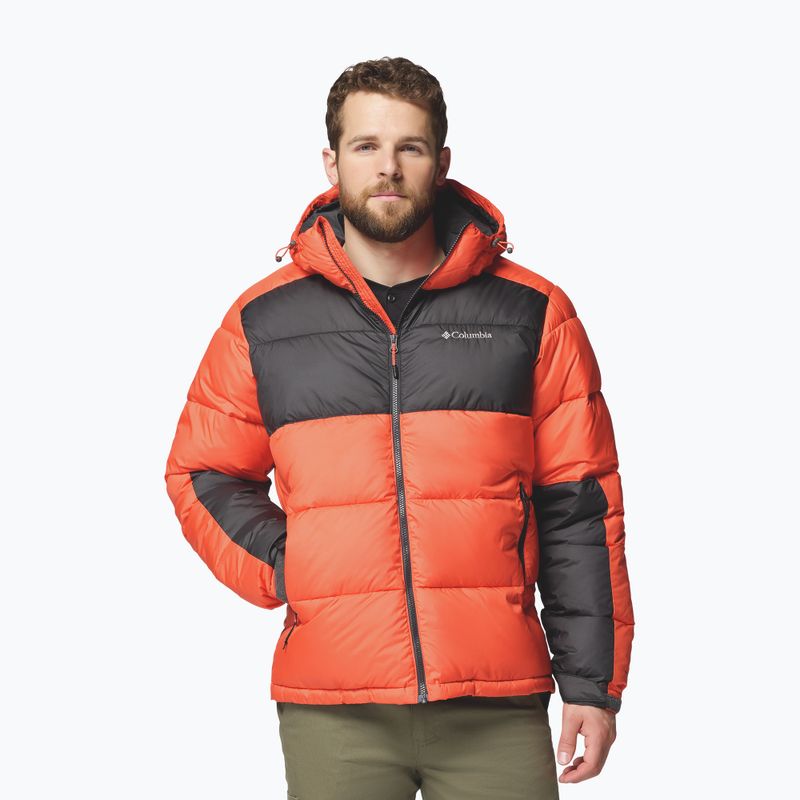 Herren Steppjacke Columbia Pike Lake II Hooded zing/shark