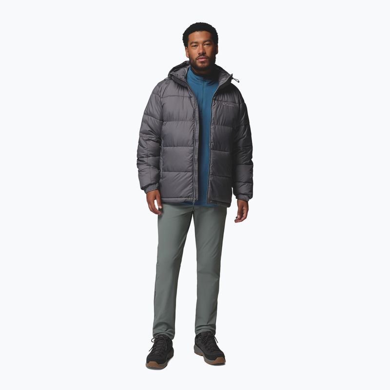 Gefütterte Jacke Herren Columbia Pike Lake II Hooded city grey 2