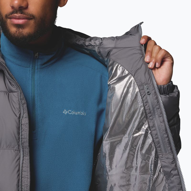 Gefütterte Jacke Herren Columbia Pike Lake II Hooded city grey 8