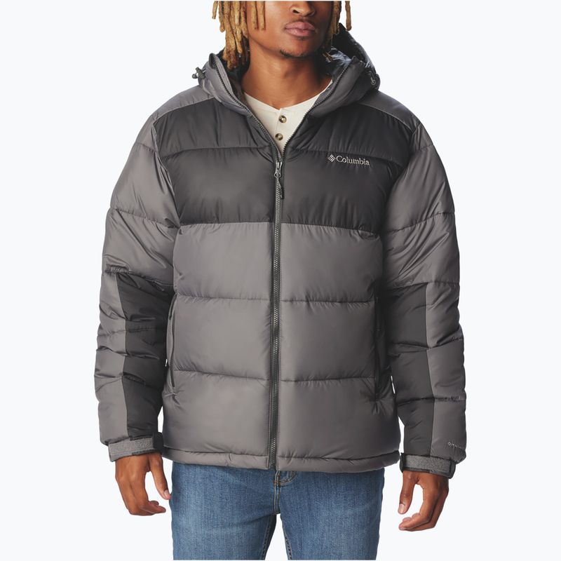 Herren Steppjacke Columbia Pike Lake II Hooded city grey 3