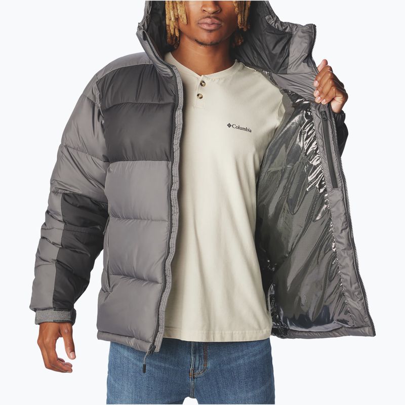 Herren Steppjacke Columbia Pike Lake II Hooded city grey 4