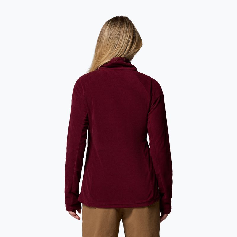 Damen-Fleecejacke Columbia Glacial IV 1/2 Zip rich wine 3