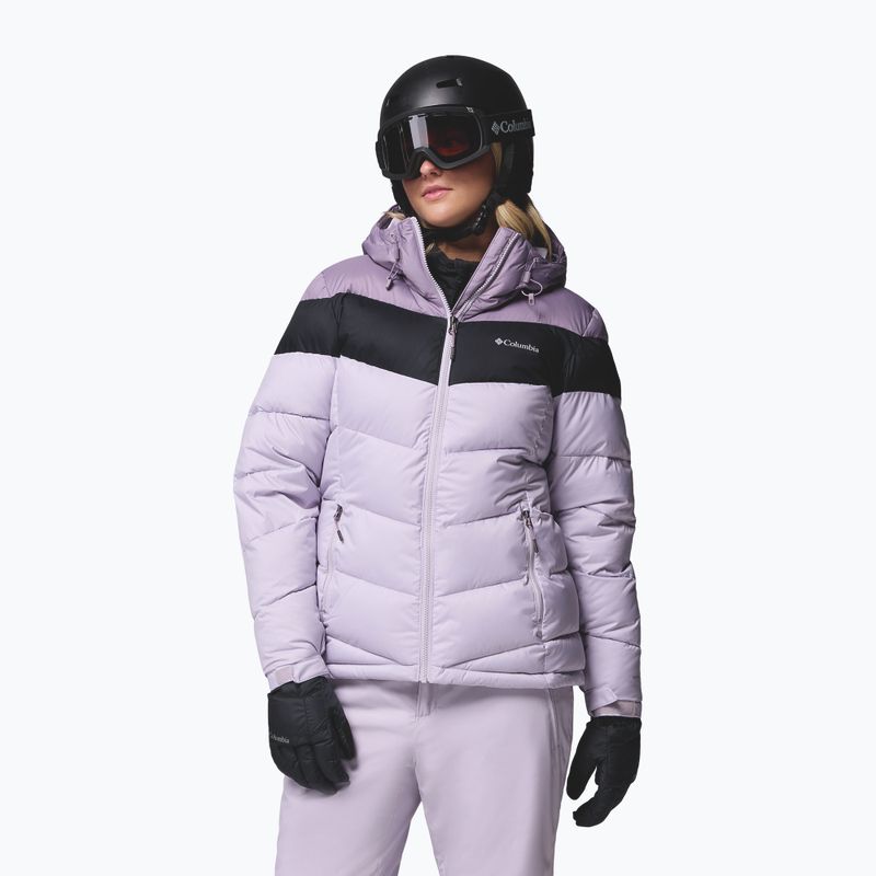 Damen-Skijacke Columbia Abbott Peak II Ins lavender pearl/shale purple/black