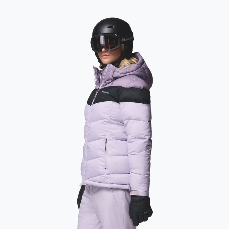 Damen-Skijacke Columbia Abbott Peak II Ins lavender pearl/shale purple/black 4