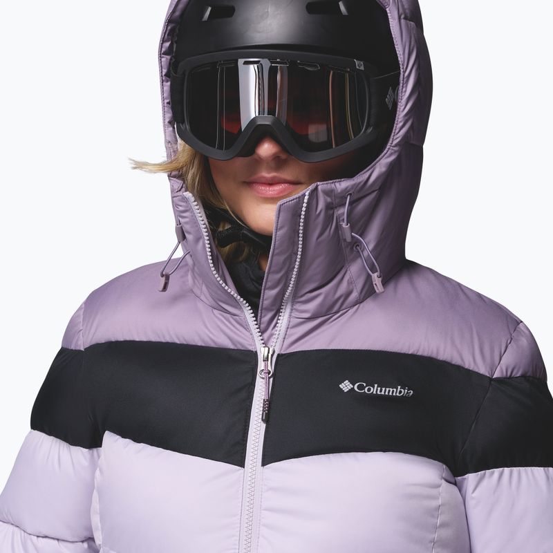 Damen-Skijacke Columbia Abbott Peak II Ins lavender pearl/shale purple/black 5