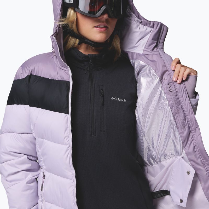 Damen-Skijacke Columbia Abbott Peak II Ins lavender pearl/shale purple/black 8