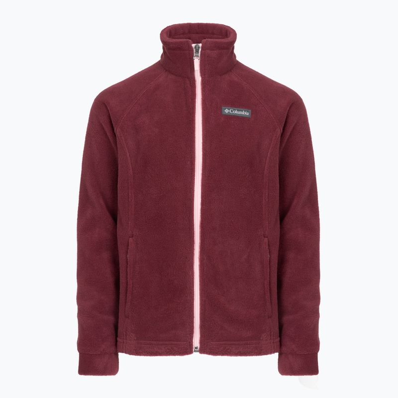 Kinderfleecejacke Columbia Benton Springs Fleece rich wine