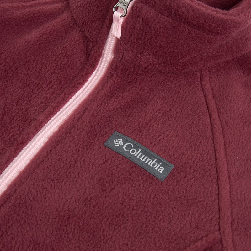 Kinderfleecejacke Columbia Benton Springs Fleece rich wine 3
