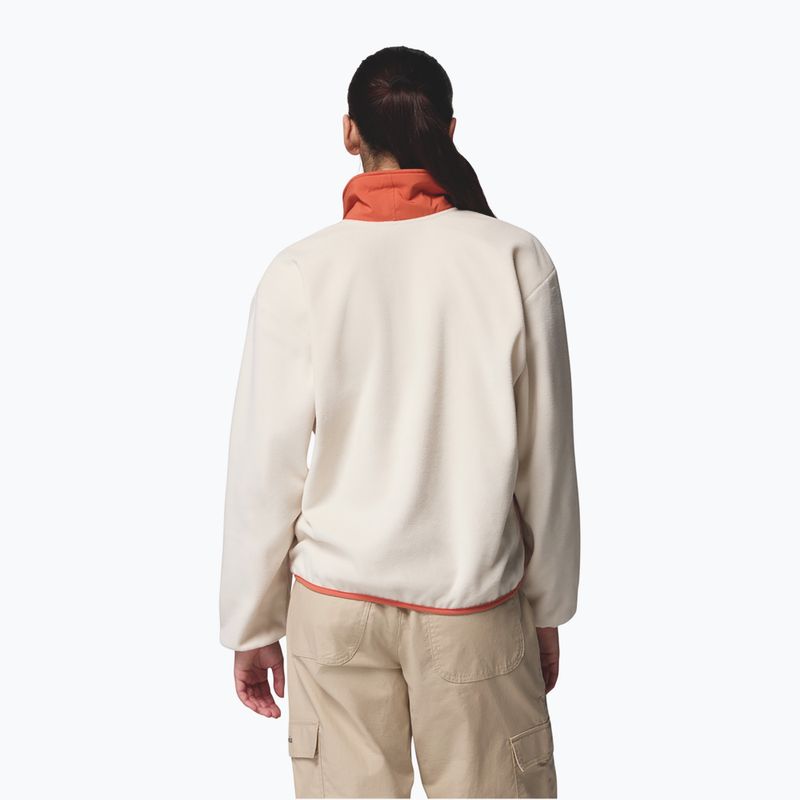 Damen-Fleecejacke Columbia Sequoia Grove 1/2 Zip Fleece chalk/eraser pink/tuscan 3