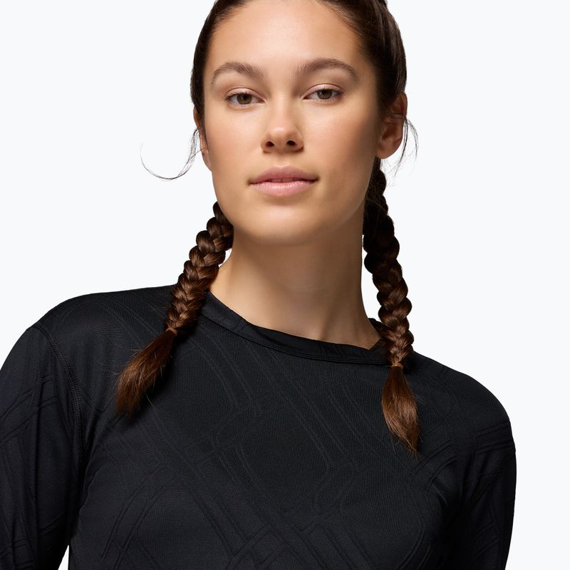 Damen-Trekking-Longsleeve Columbia Granite Point Crew black 5