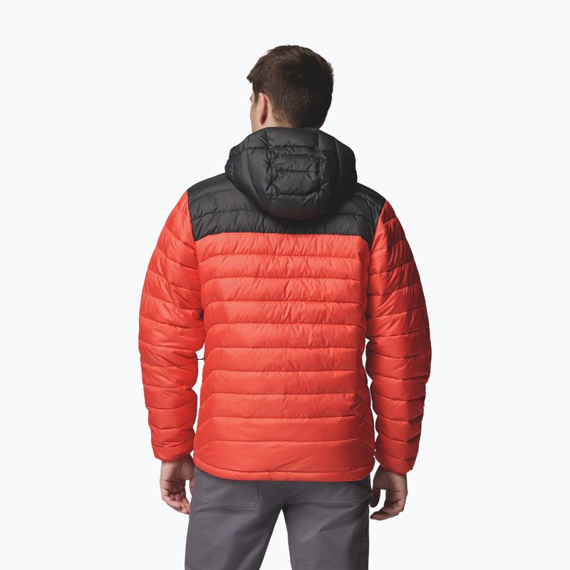 Herrenjacke Columbia Powder Lite II Hooded zing/shark 3