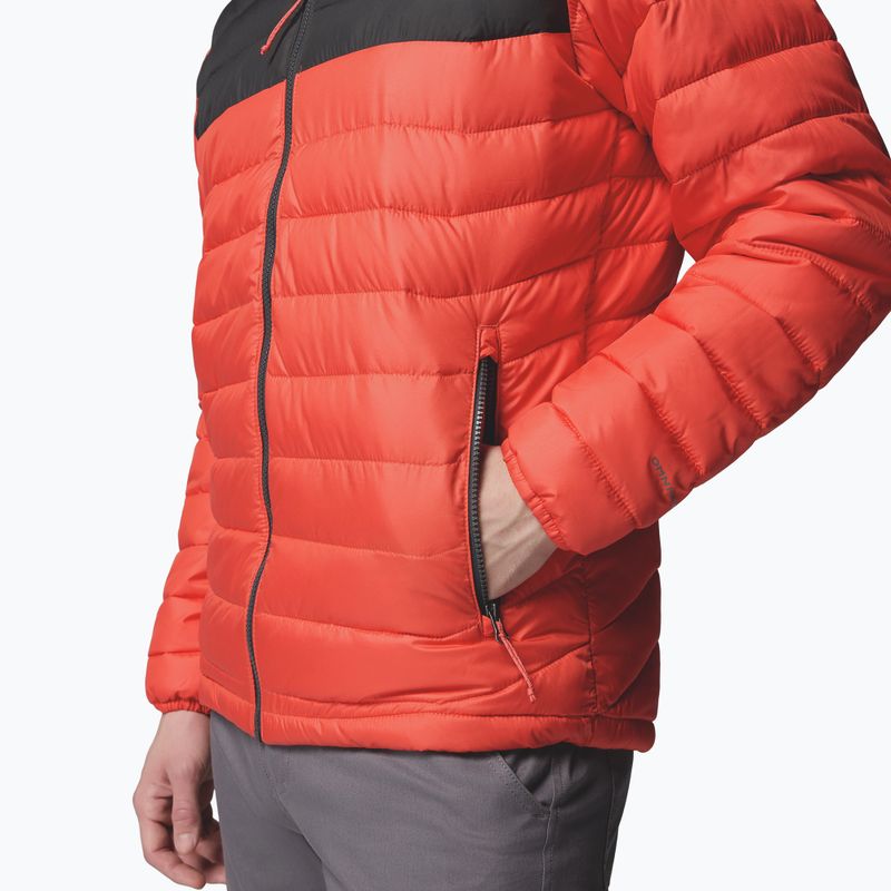 Herrenjacke Columbia Powder Lite II Hooded zing/shark 7