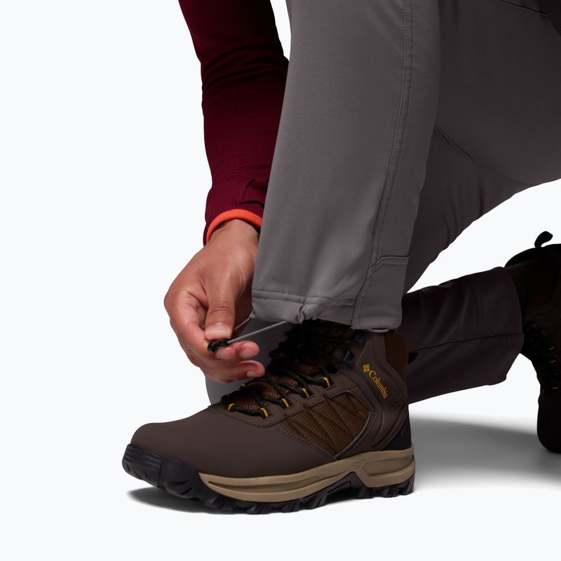 Herren-Trekkinghose Columbia Tech Trail Utility Winter city grey 10