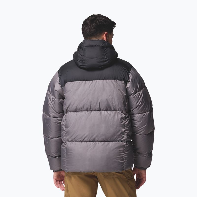 Herren Steppjacke Columbia Puffect II Hooded City Grey/Black 3