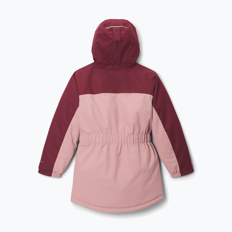 Kinder-Skijacke Columbia Hikebound II Long Insulated eraser pink/rich wine 2