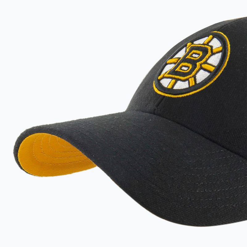 47 Marke NHL Boston Bruins Ballpark Snap MVP Kappe schwarz 3