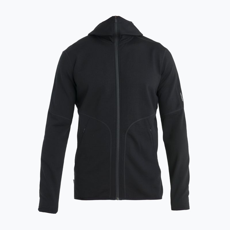 Herren Icebreaker Merino 560 Realfleece Elemental II Skijacke schwarz 5