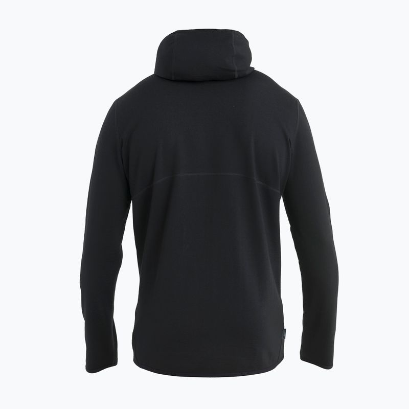 Herren Icebreaker Merino 560 Realfleece Elemental II Skijacke schwarz 6