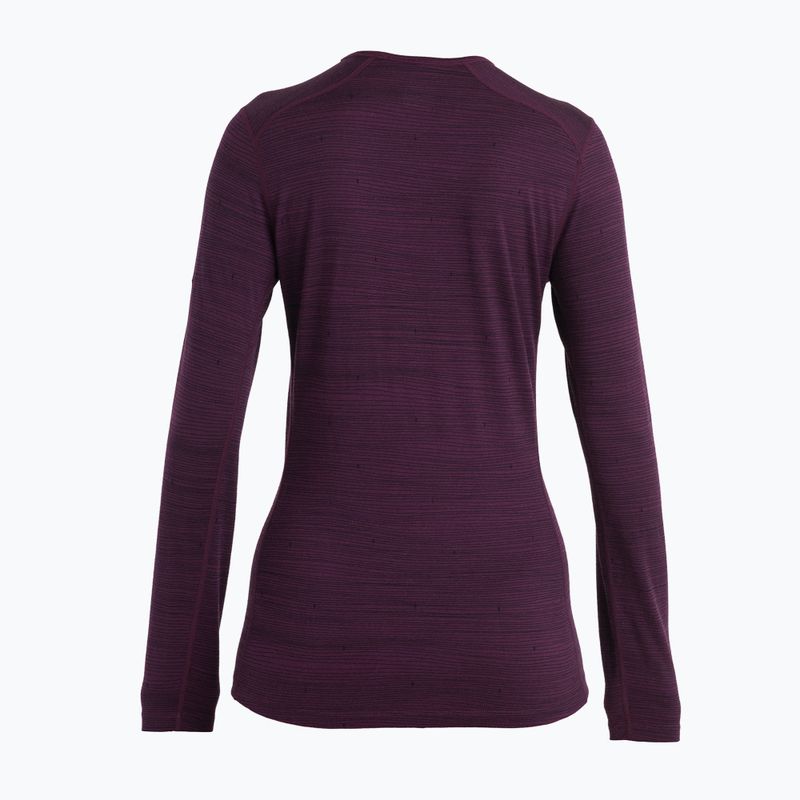 Damen Thermo-Sweatshirt icebreaker 200 Oasis Crewe Ski Tracks nightshad/midnightnav/aop 6