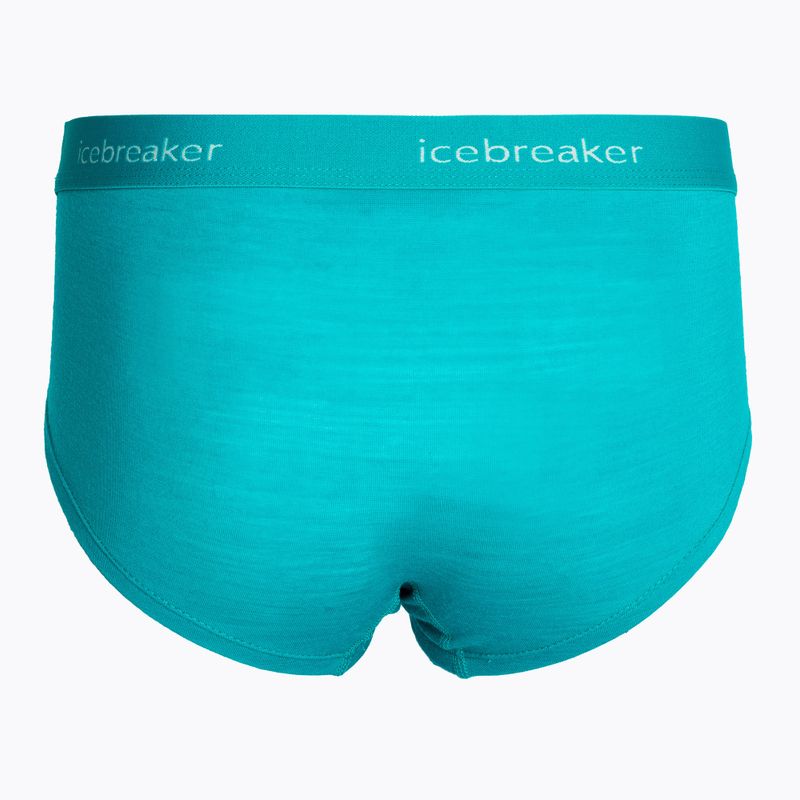 Icebreaker Damen Thermo-Boxershorts Sprite hot flux grün 2