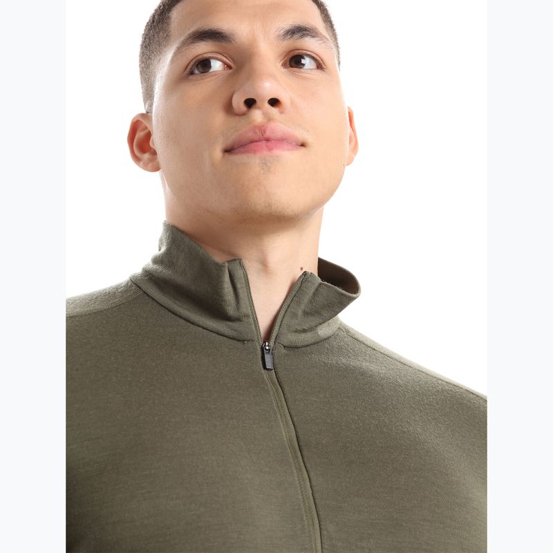 Herren Thermo-Sweatshirt icebreaker Merino 200 Oasis Half Zip loden 4